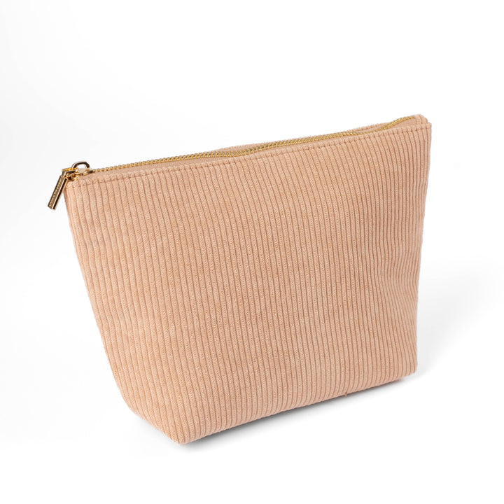 Almond Corduroy Carry-All Pouch