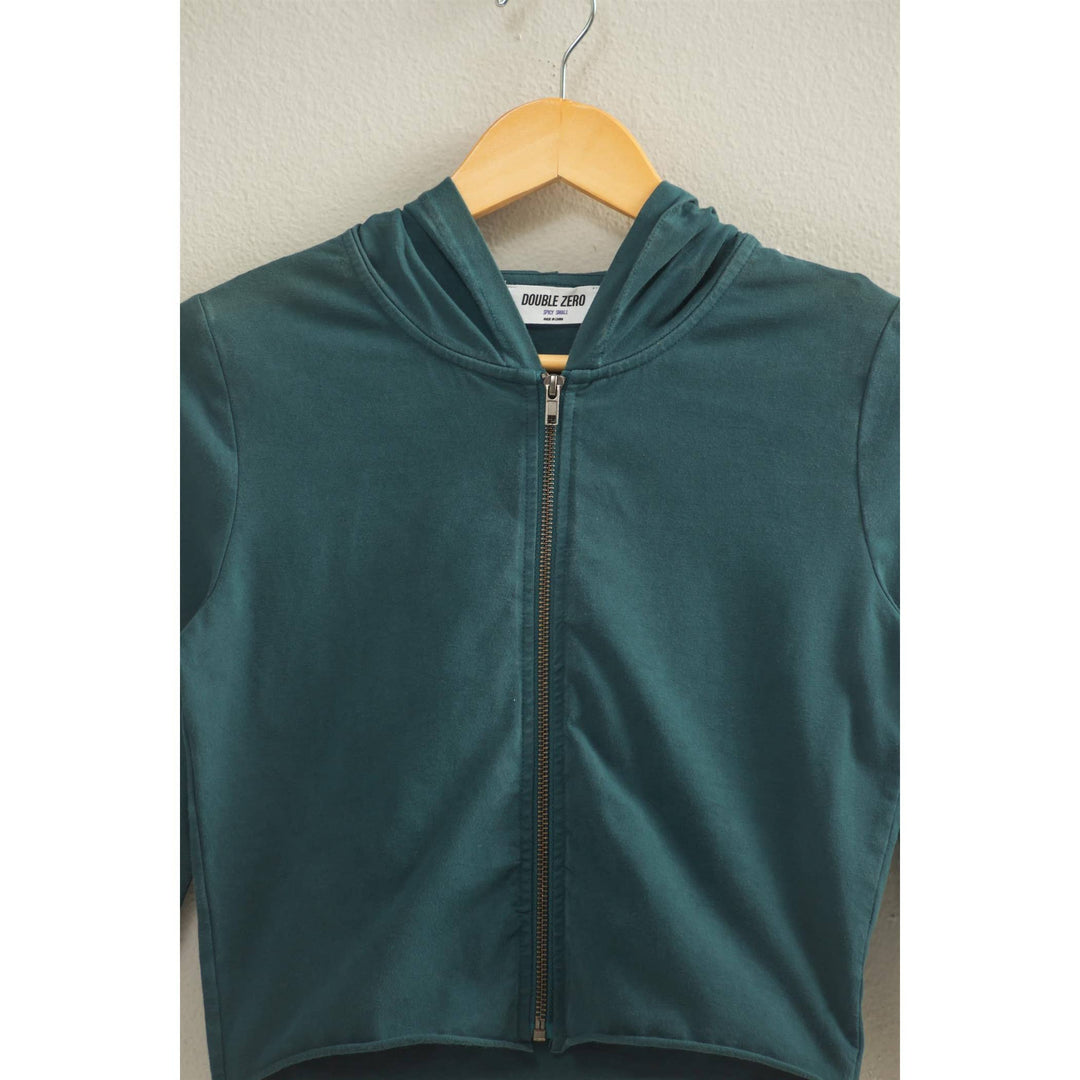Zip Up Cropped Hoodie