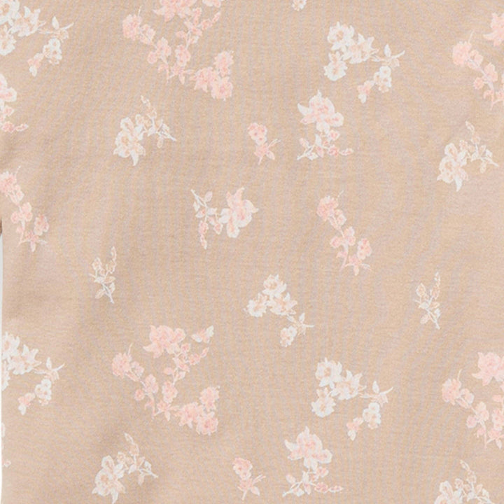 Whimsical Floral Organic Cotton Reversible Baby Blanket