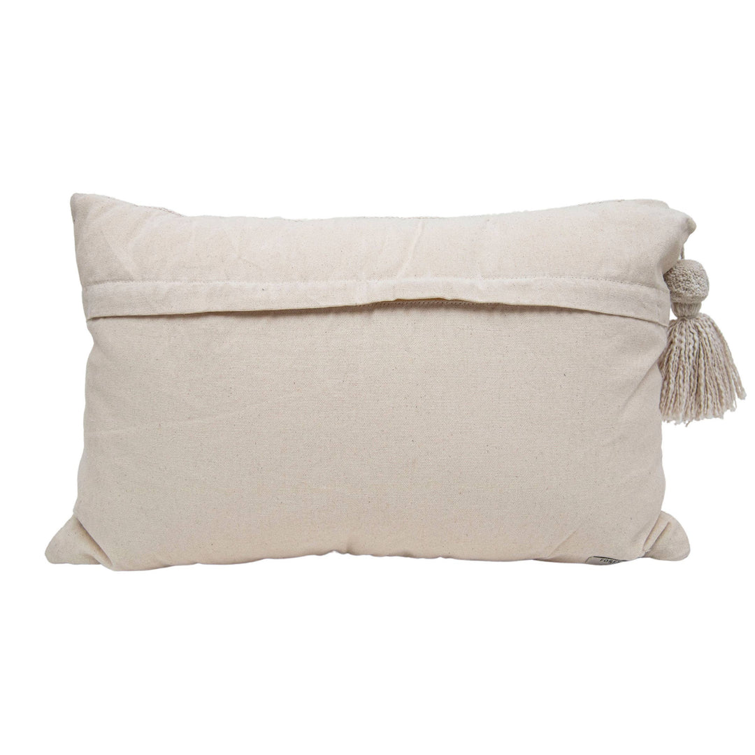 Hand Woven Floral Bird Pillow