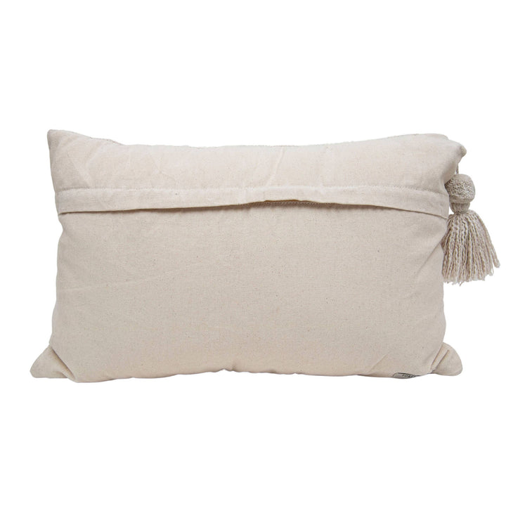 Hand Woven Floral Bird Pillow