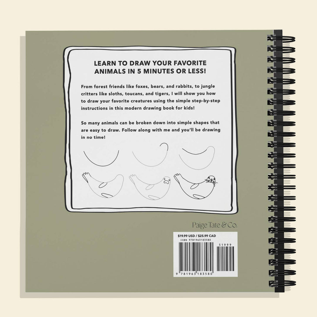 All the Animals: How to Draw Books for Kids (Spiral)