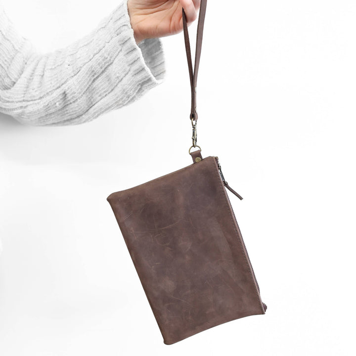 The Leather Clutch