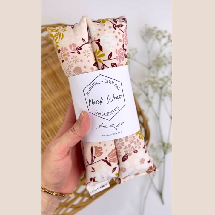 Neck and Body Therapy Rice Wrap in Vera Fall Print