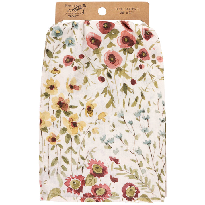 Fall Wildflowers Kitchen Towel