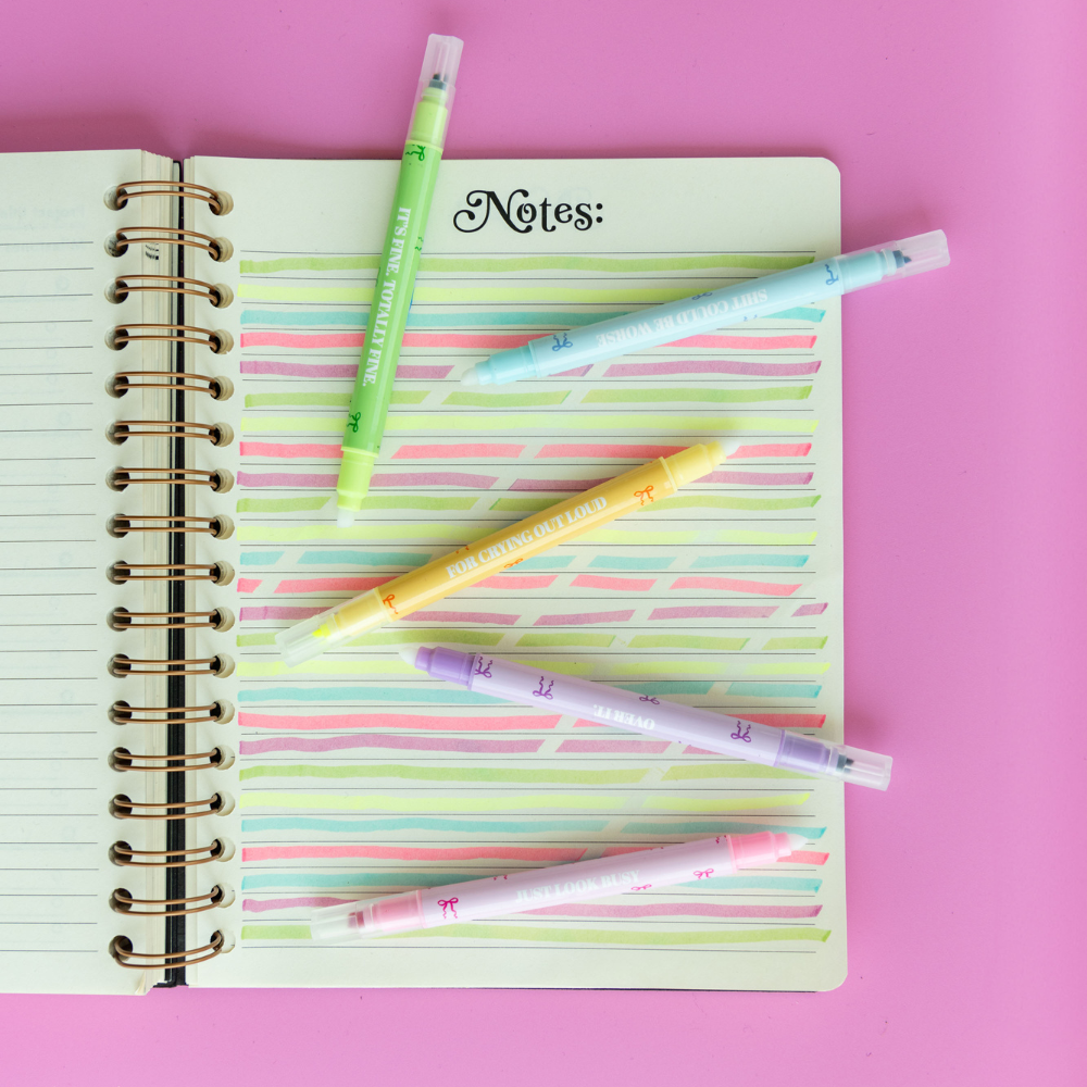 Book Club Erasable Highlighter Set