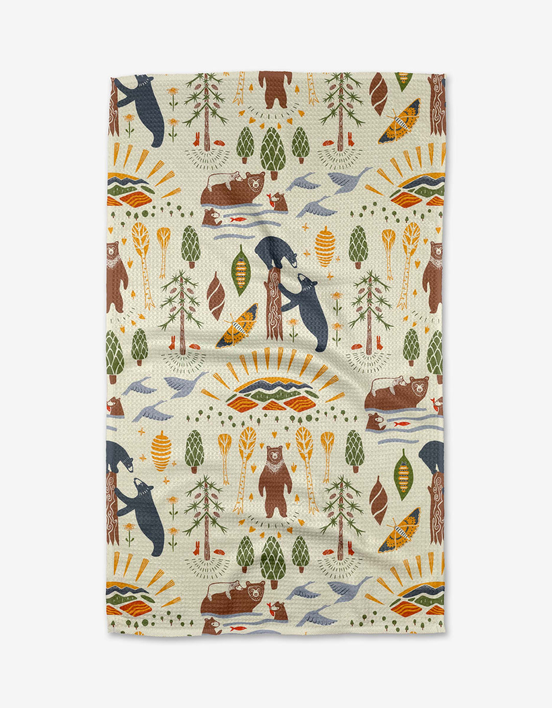 Mama Bear Tea Towel by Geometry