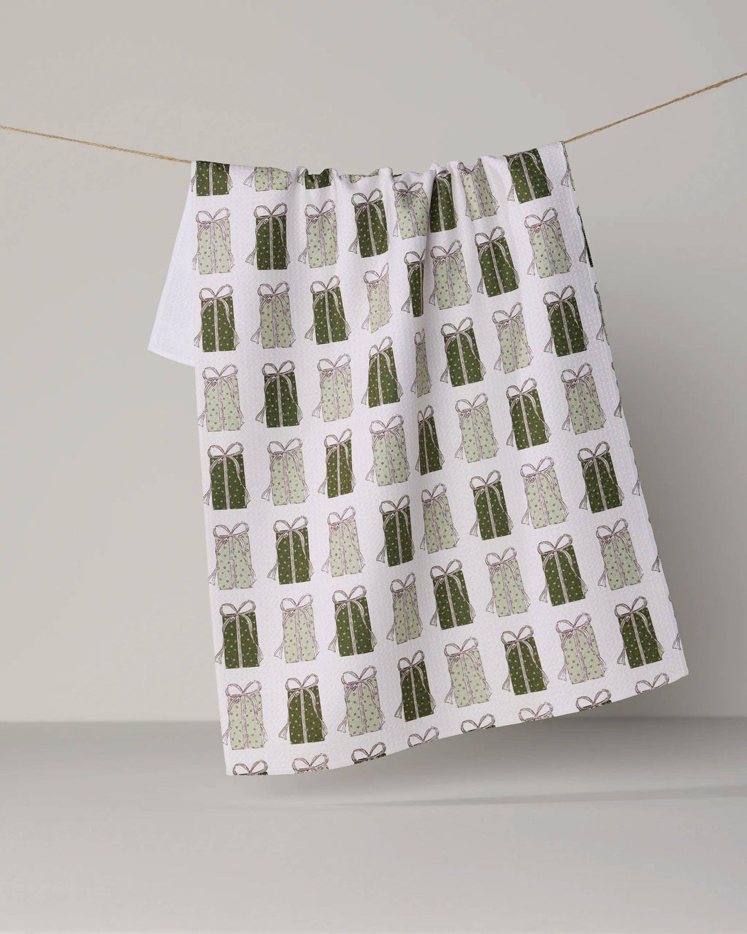 Present Parade Tea Towel by Geometry