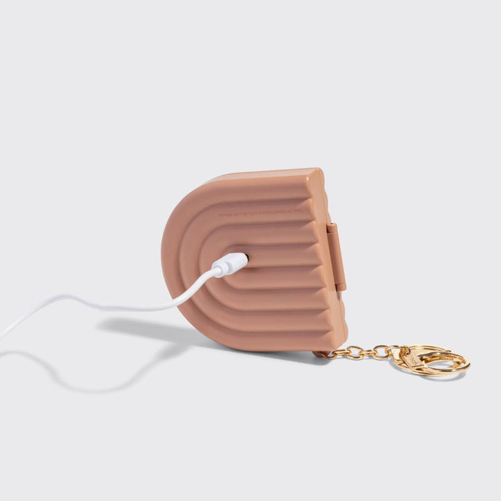 Terracotta Compact Mirror Keychain by Kitsch