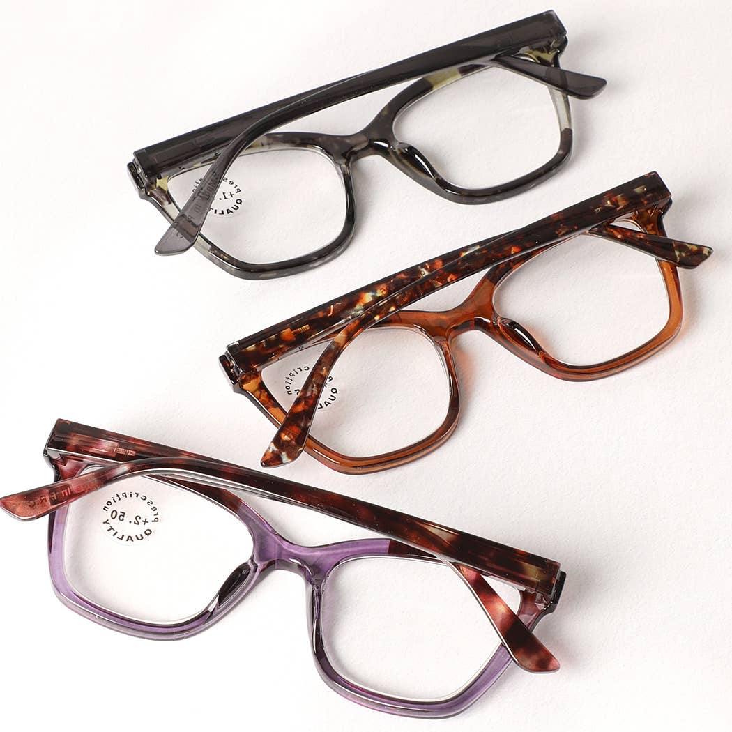 Colorful Leopard Cat Eye Reading Glasses