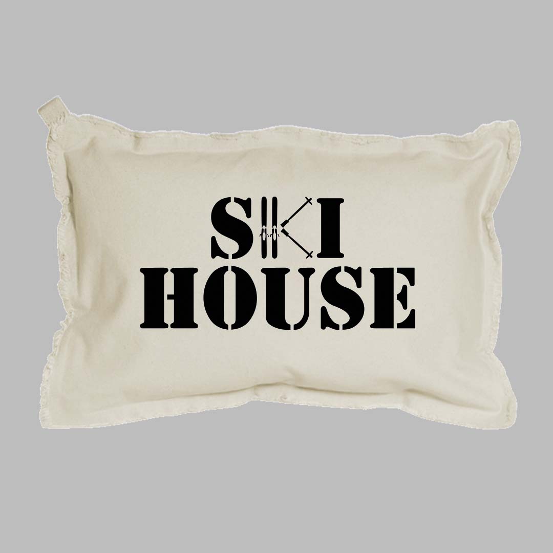 Ski House Lumbar Pillow