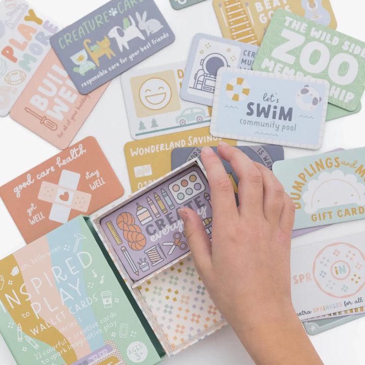Pretend Imaginative Play Wallet Cards