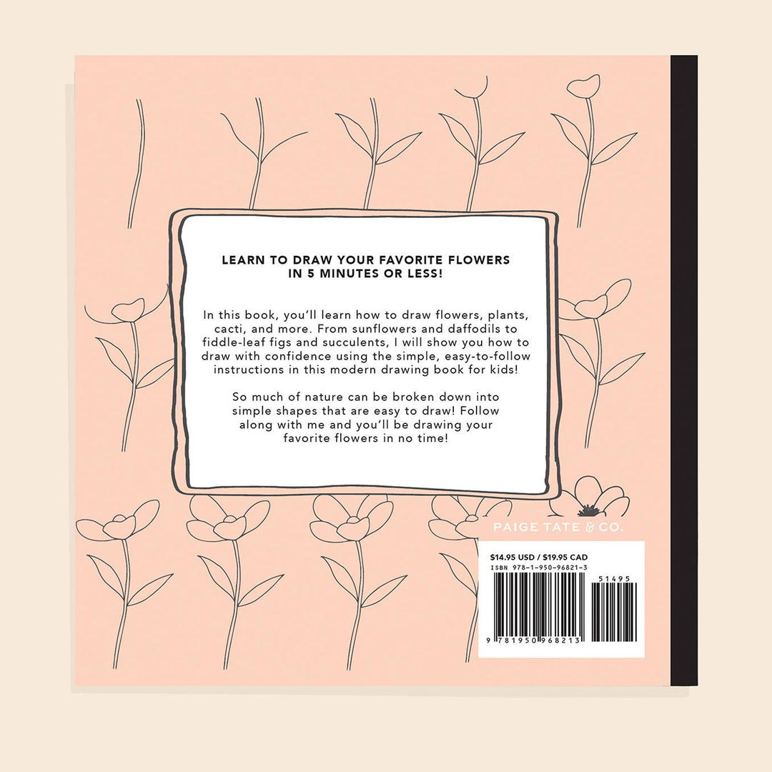 Modern Flowers: A How to Draw Book for Kids