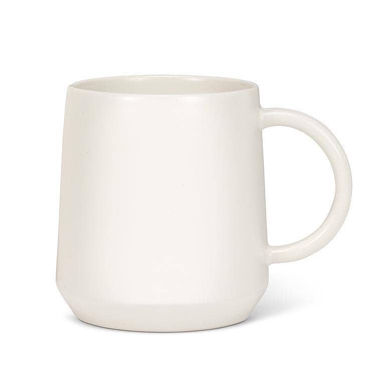 Double Handle Mug-White-3.75"H(12oz)