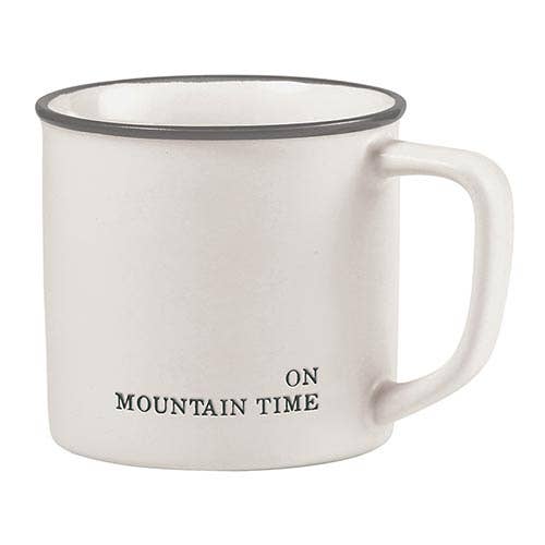 On Mountain Time Coffee Mug