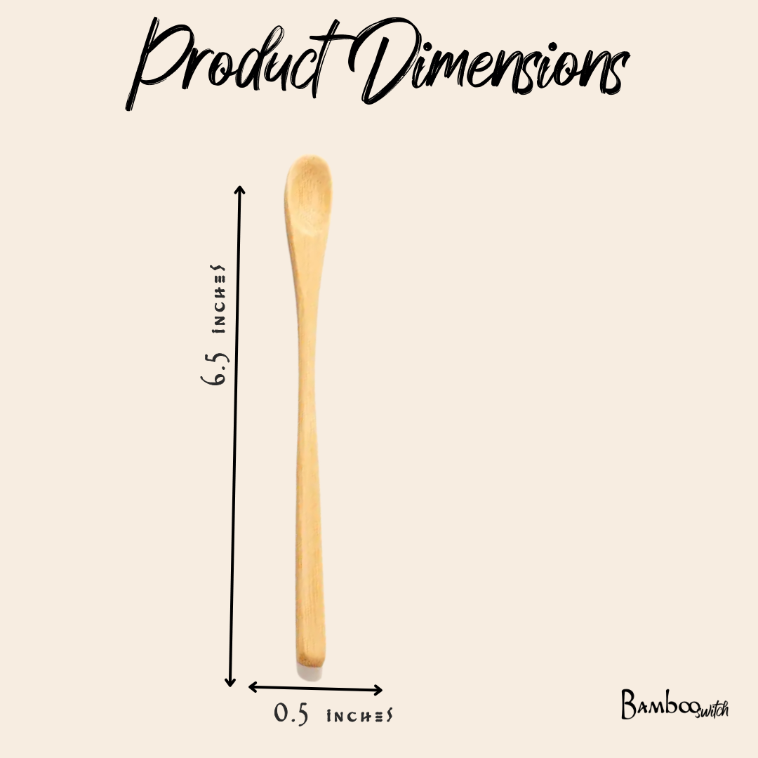 Bamboo Long Mixing/Spice Spoon