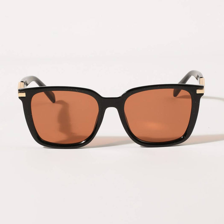 Metal Deco Frame Fashion Sunglasses