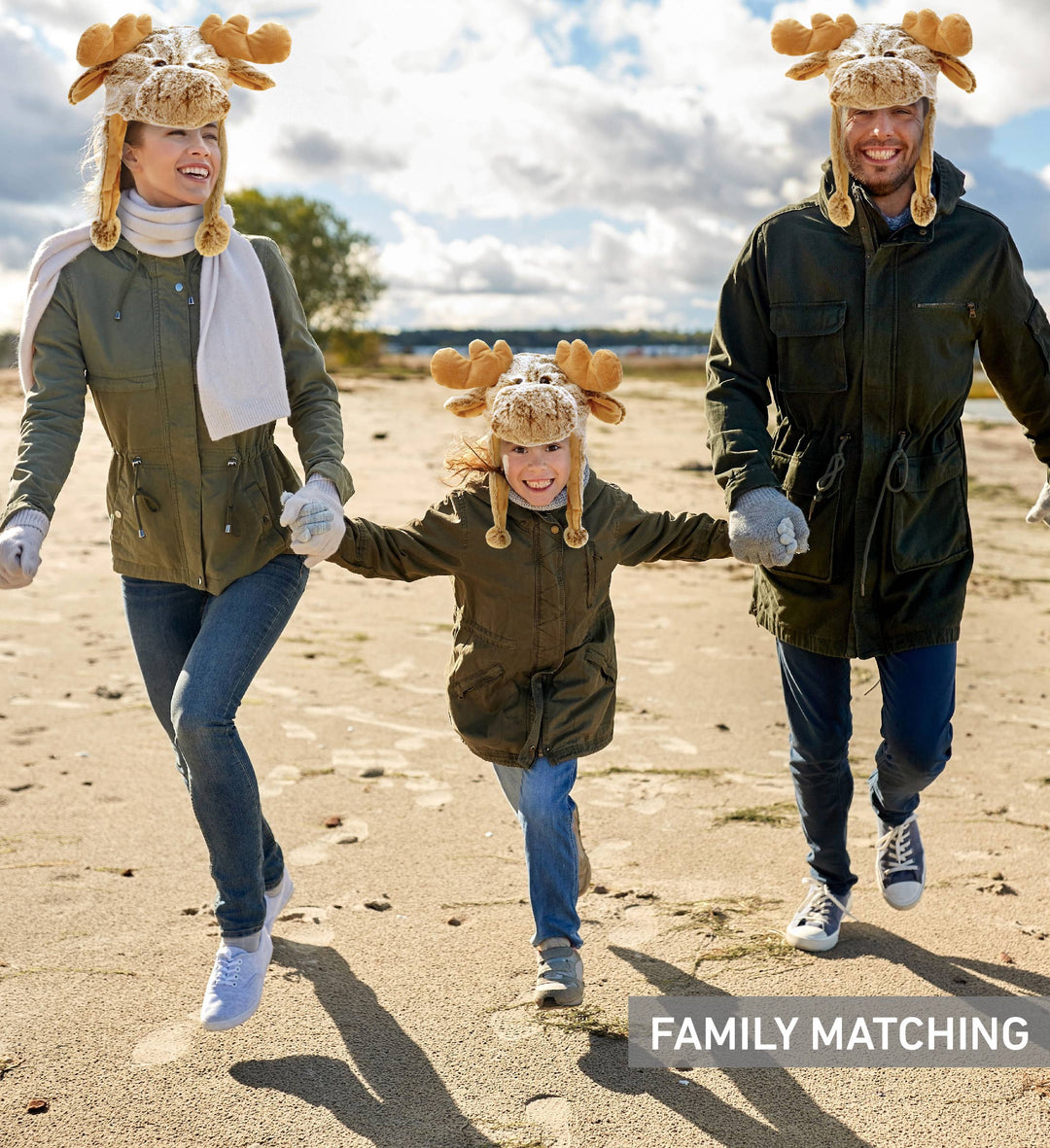 Super-Soft Plush Hat - Moose