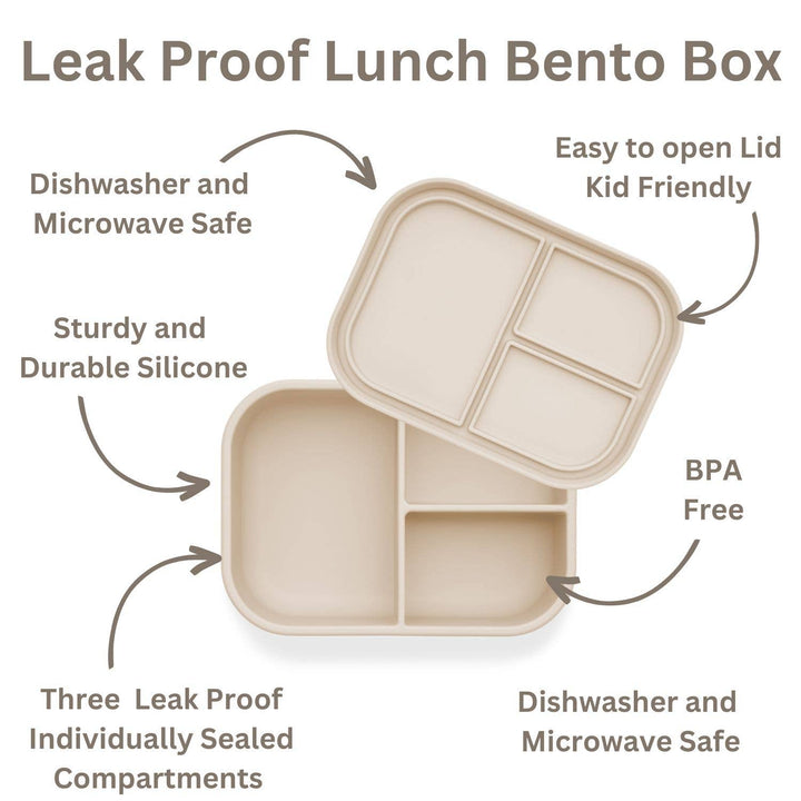 Ali+Oli Leakproof Coco Silicone Bento Box