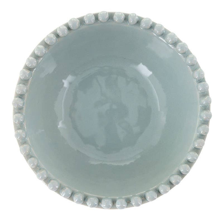 Ceramic Beaded Bowl Coastal Blue