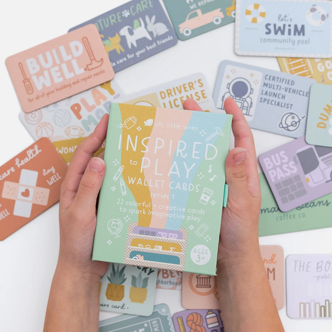 Pretend Imaginative Play Wallet Cards