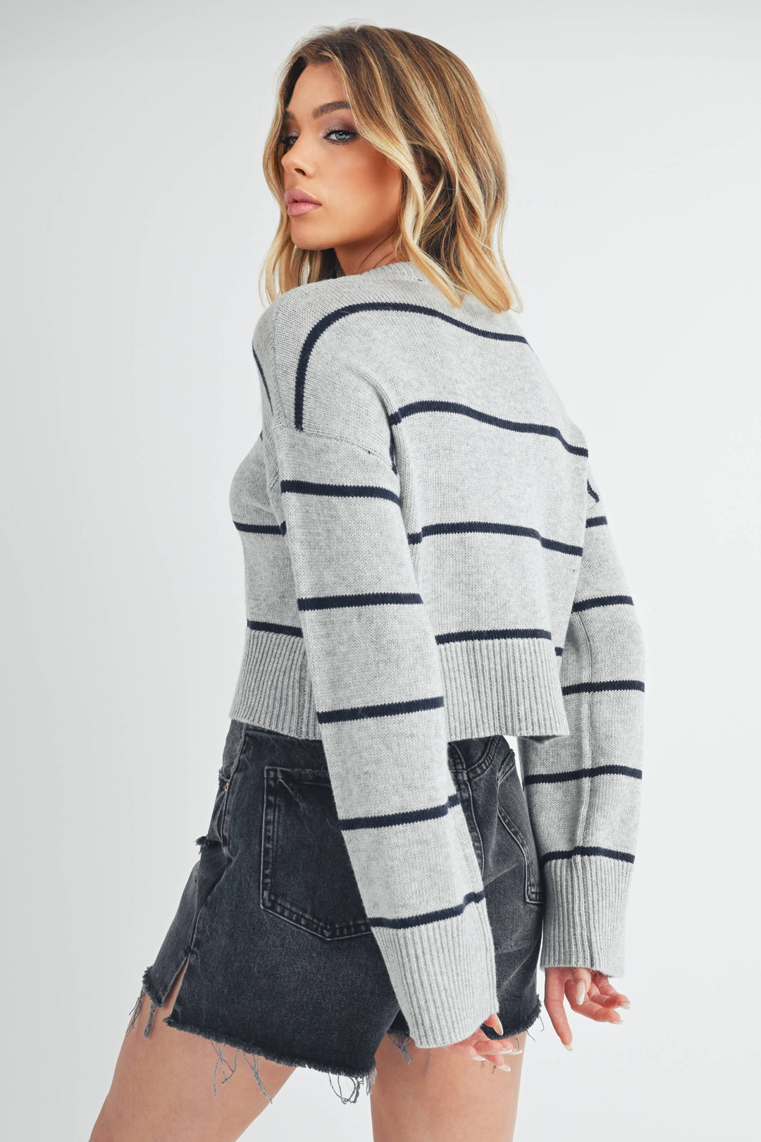 Emmanuelle Sweater - Heather Gray