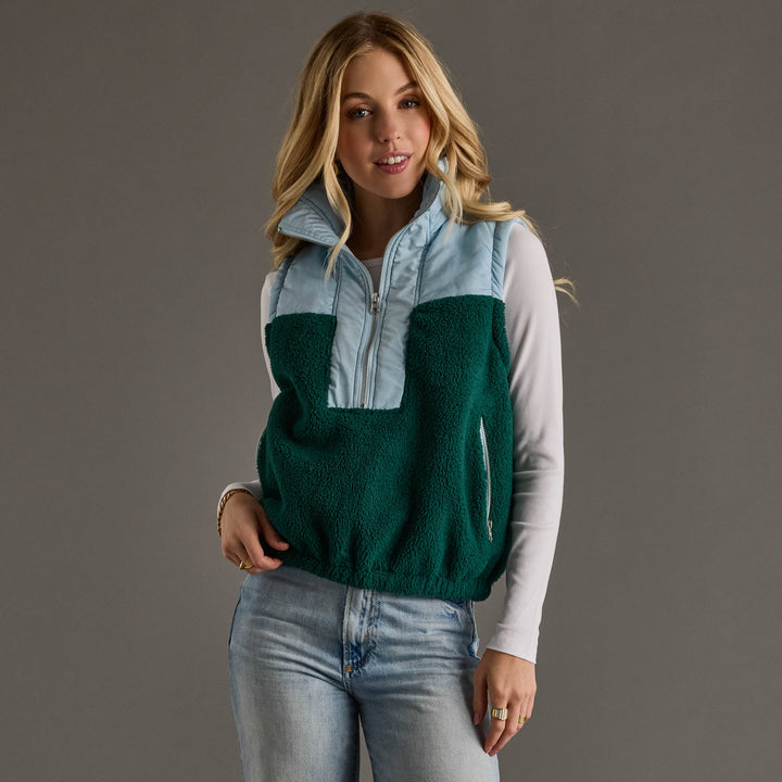 Aqua & Green Vest