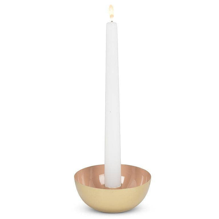 Taupe Enamel Pipe Taper Holder