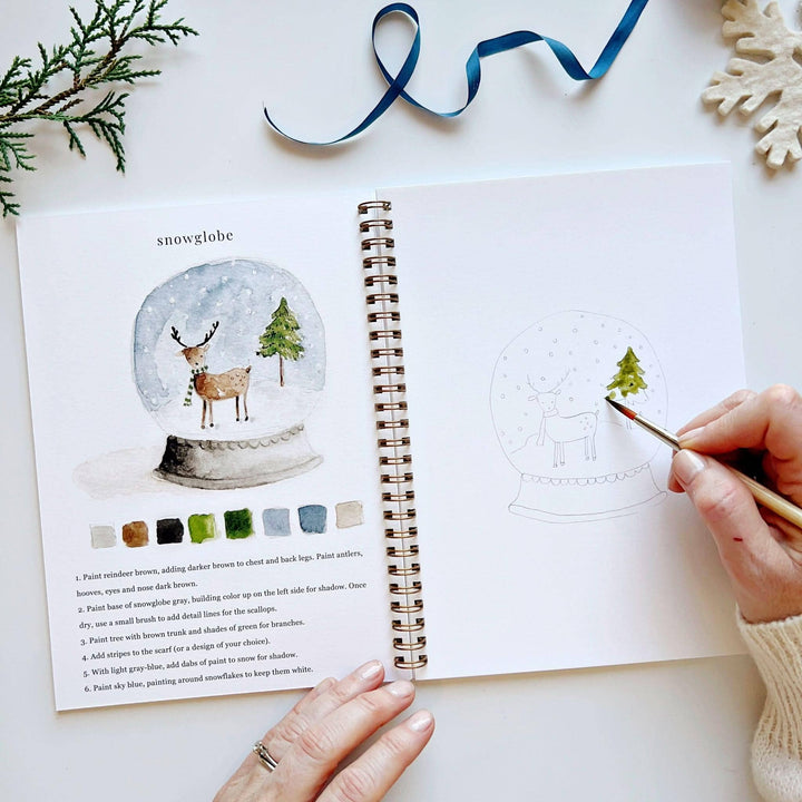 Winter Watercolor Workbook by Emily Lex