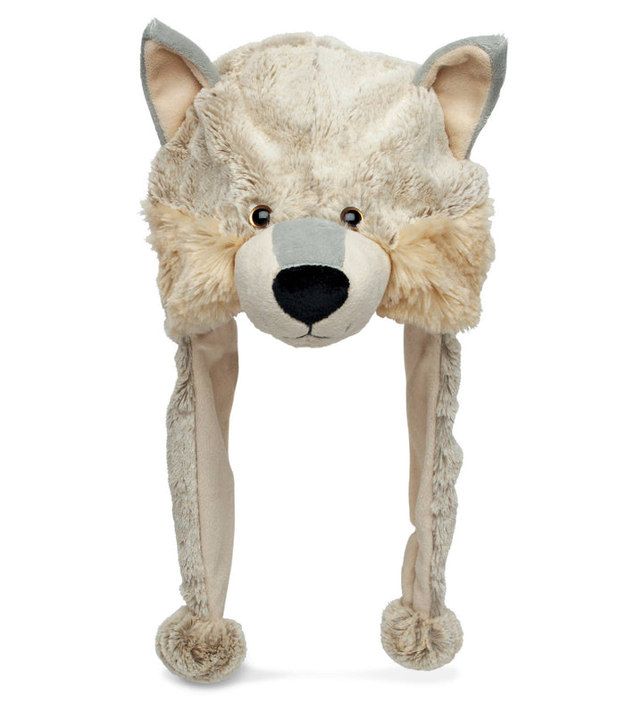 Super Soft Plush Wolf Hat