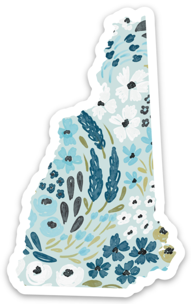 New Hampshire State Floral Stickers