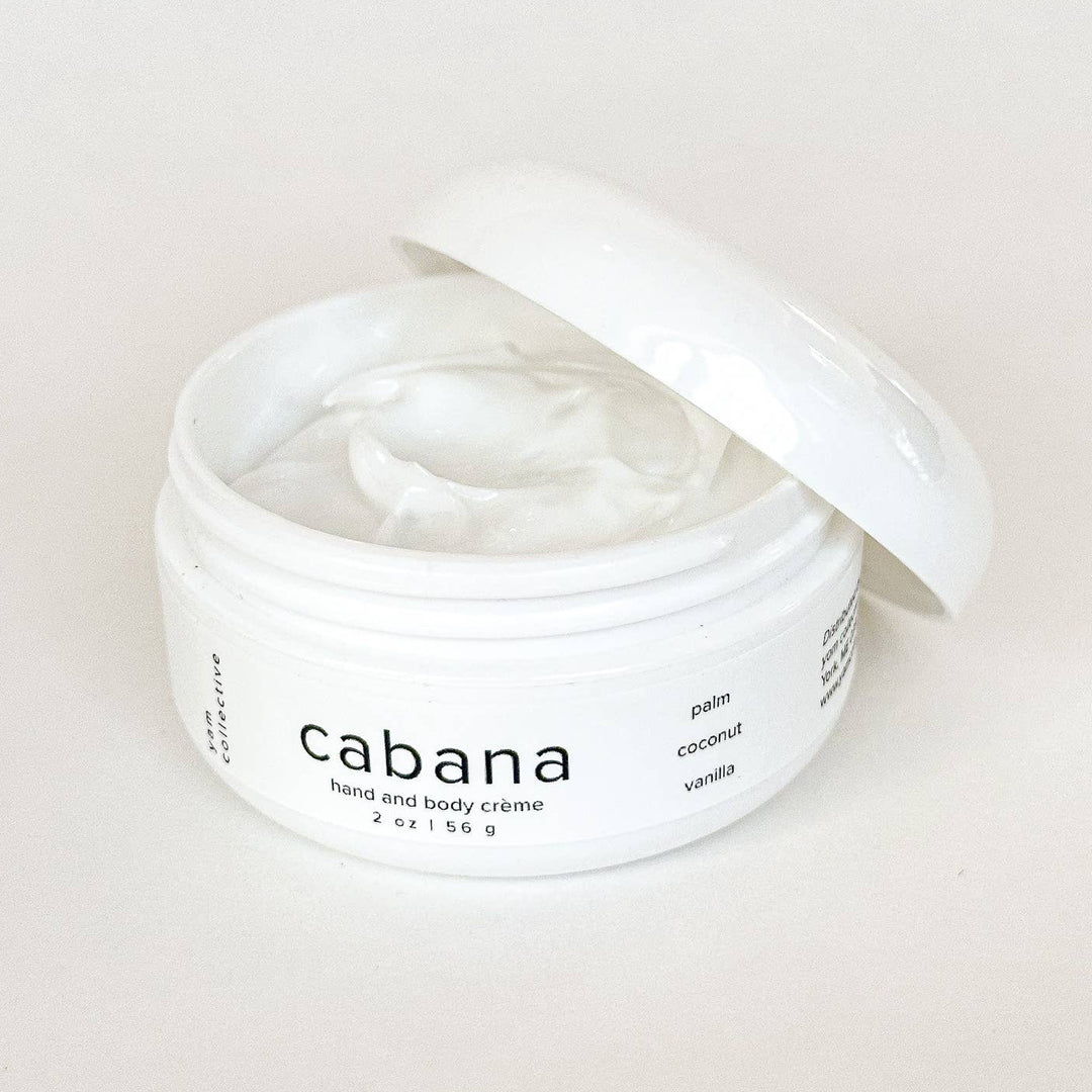 Cabana Hand + Body Creme: Vanilla, Palm, Coconut