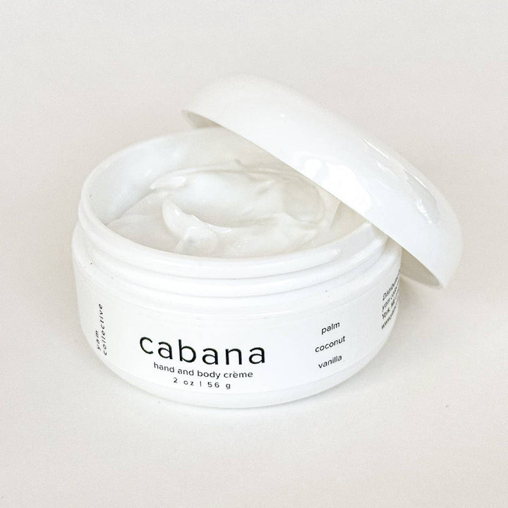 Cabana Hand + Body Creme: Vanilla, Palm, Coconut