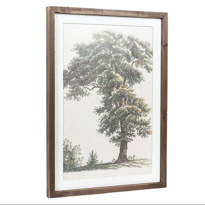 Reversible Wood Flowers/Trees Wall Art
