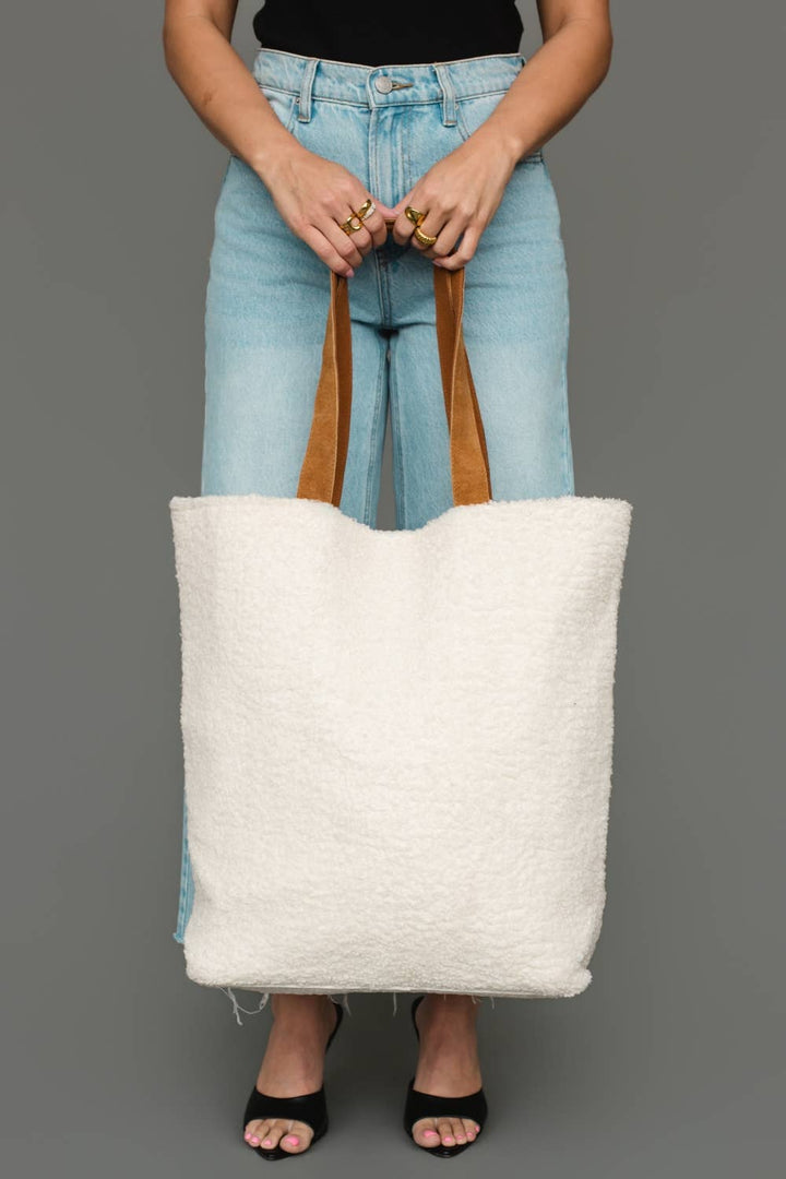 Skiing People Scene Tote