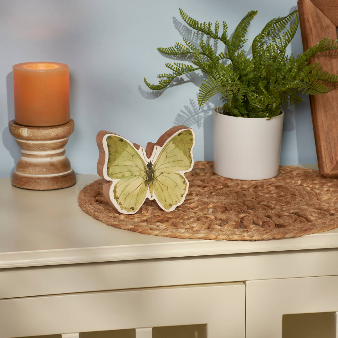Sage Butterfly Chunky Sitter