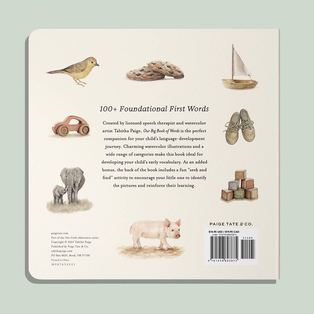 Our Big Book of First Words Baby Board Book