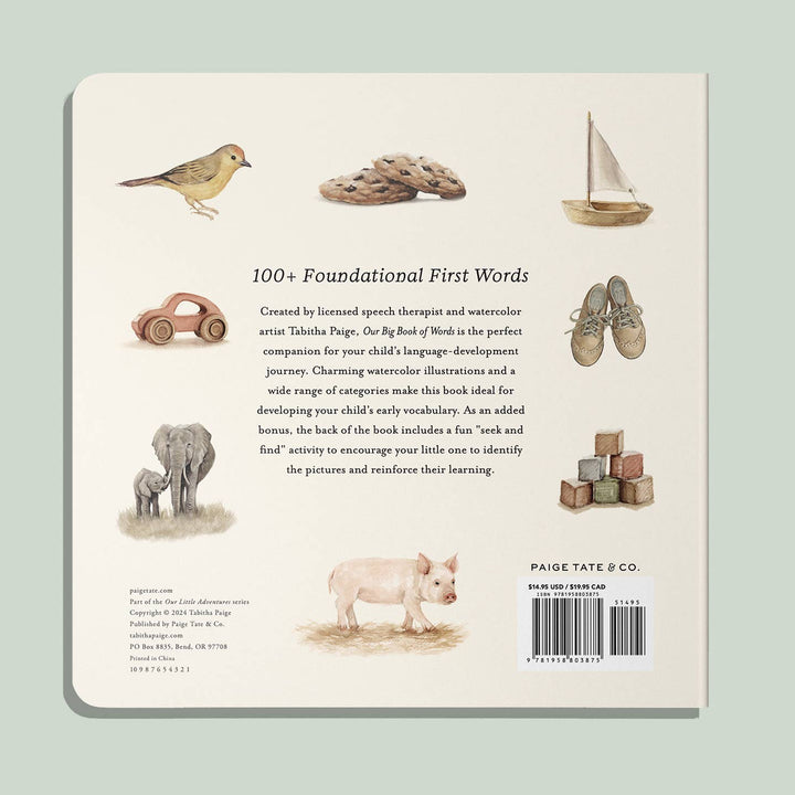 Our Big Book of First Words Baby Board Book