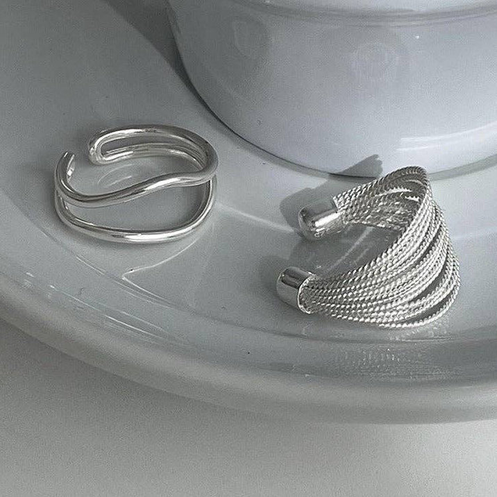 Braided Wire Open Ring