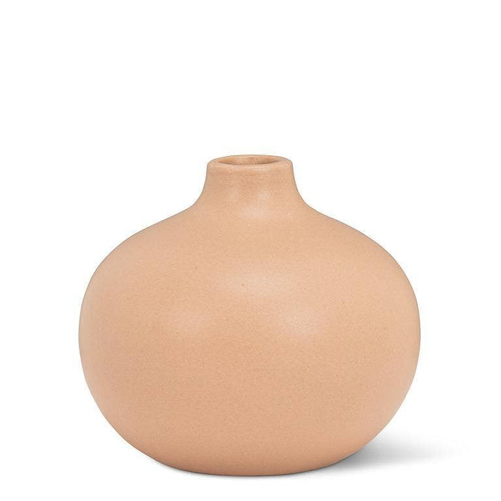 Small Ball Bud Vase-Tan-3"H