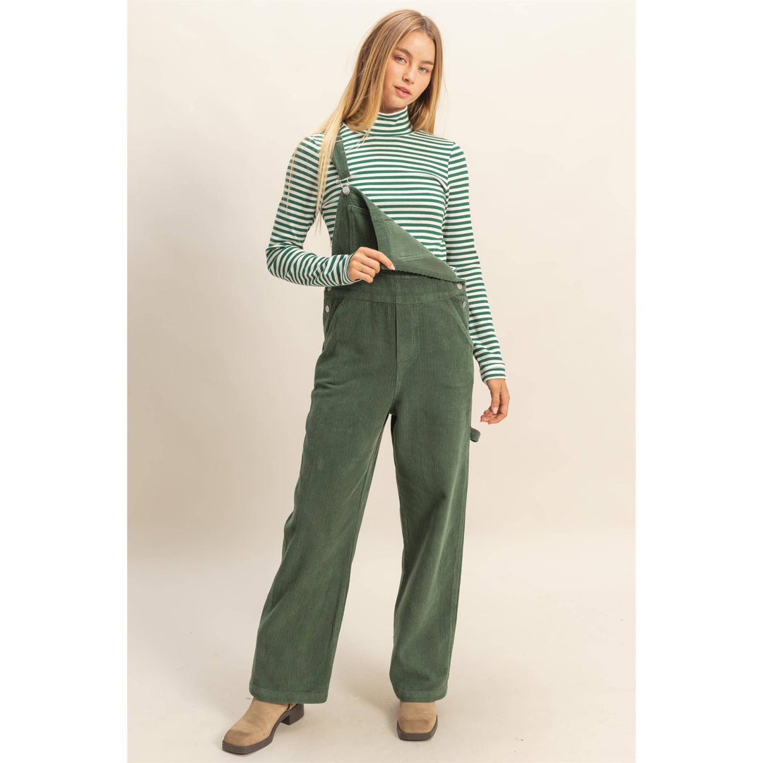 Mineral Washed Corduroy Overall
