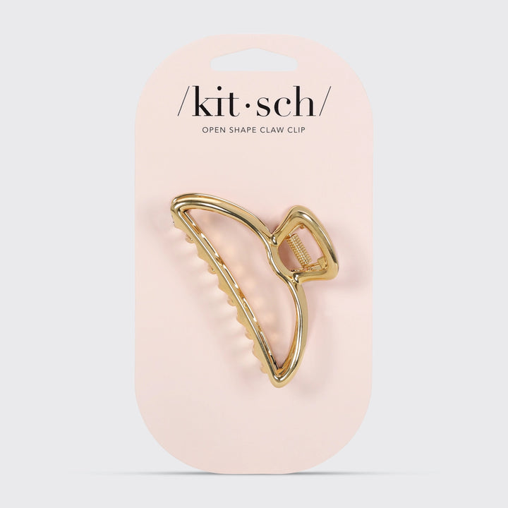 Open Claw Clip- Gold