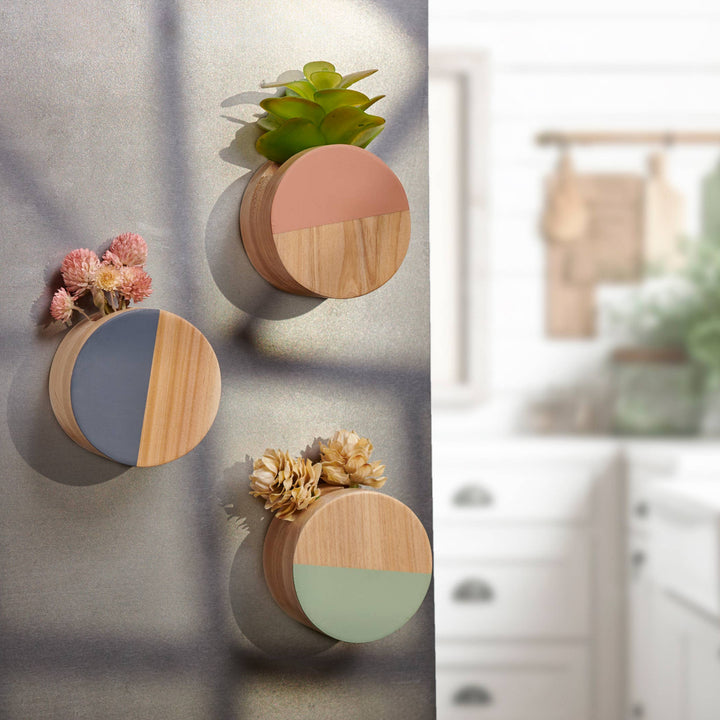 Round Planter Magnet Set