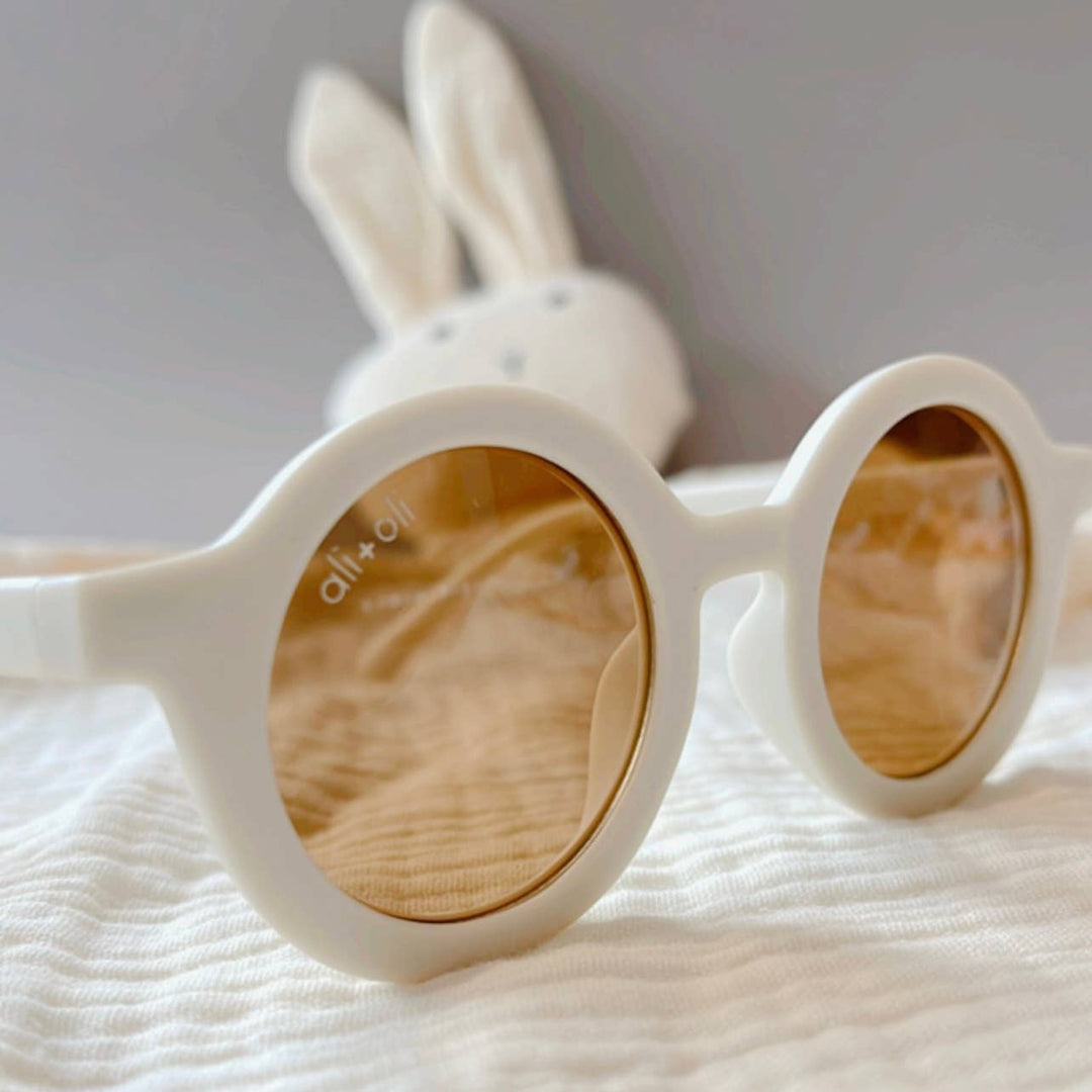 Kids Round Vanilla Sunglasses