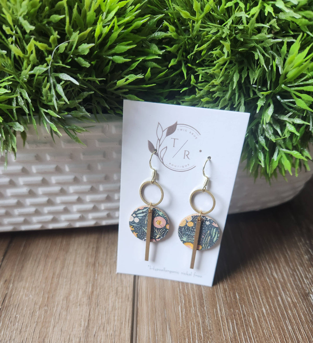 Mini-Jude Genuine Leather Earrings