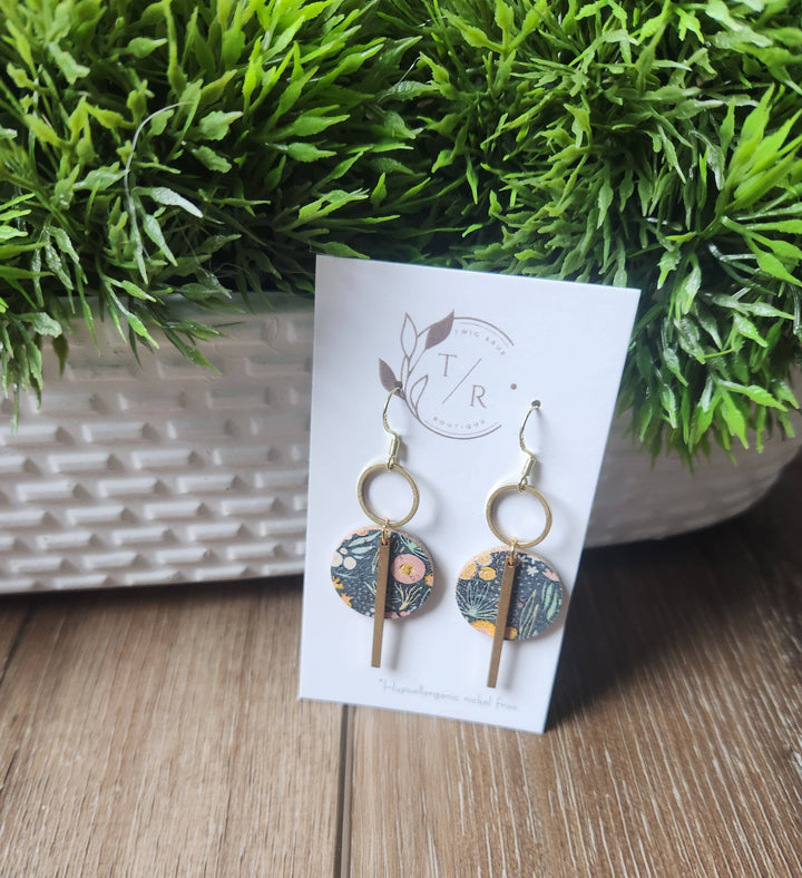 Mini-Jude Genuine Leather Earrings