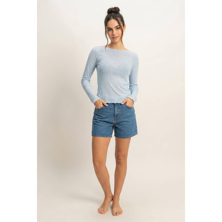 Ribbed Long Sleeve Top