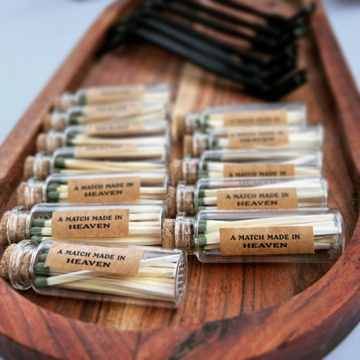 Corked Glass Bottle of Matches
