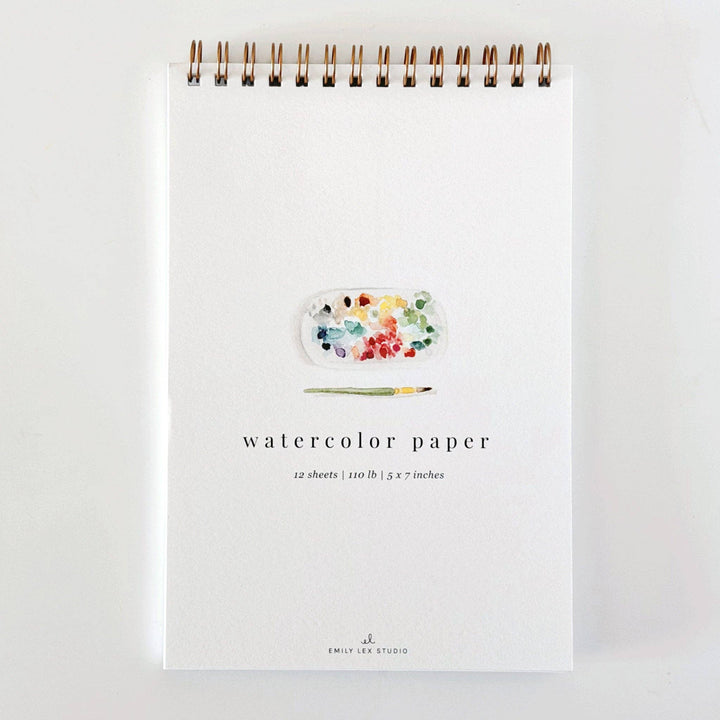 Spiral Bound Watercolor Paper Pad