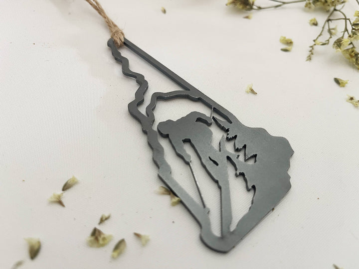 New Hampshire State Ski Ornament